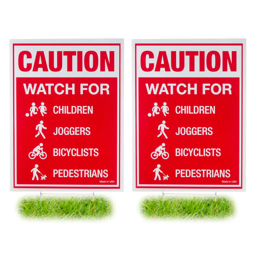 Amazon Product Image on White, Yard Signs