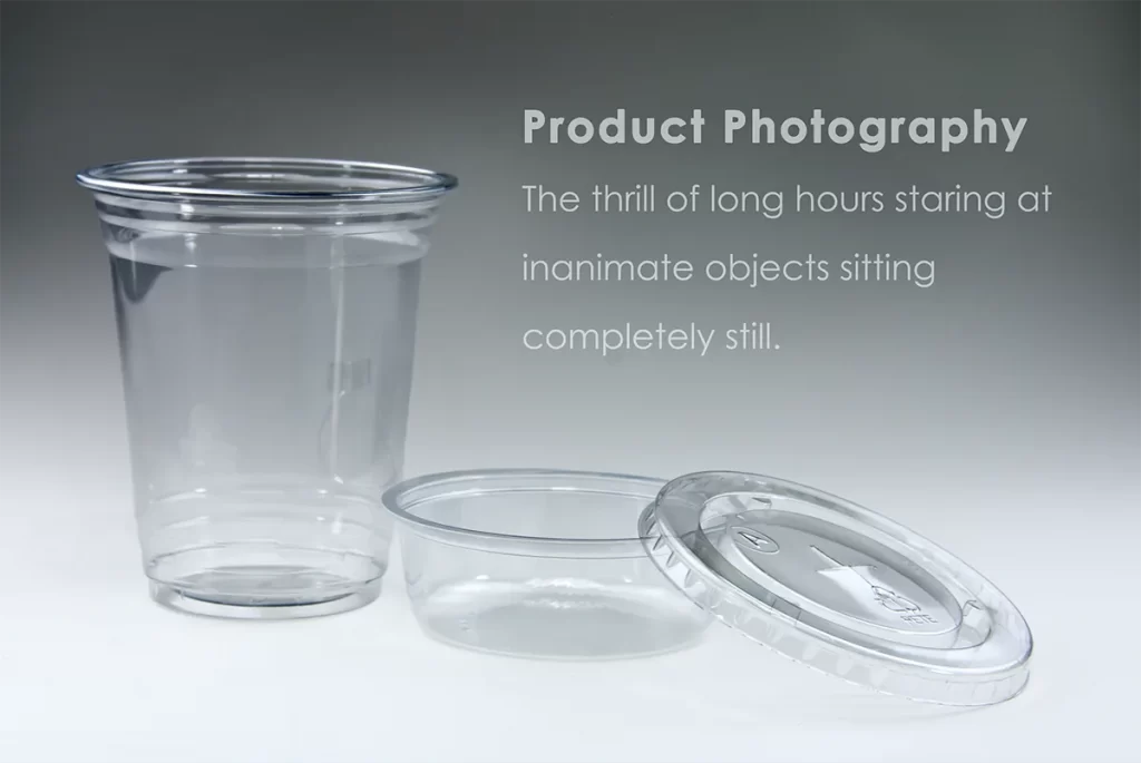Product Photography, Plastic Lids with Text